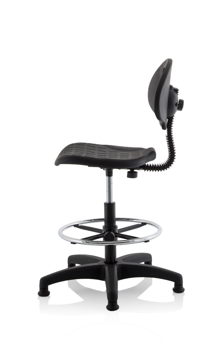 Malaga Draughtsman Operator Polyurethane Medium Office Chair